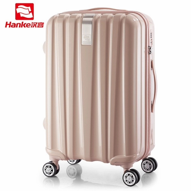 Hanke 16''-24'' Hardside Rolling Luggage Bag Women Spinner Trolley Suitcase Men Carry-Ons Female