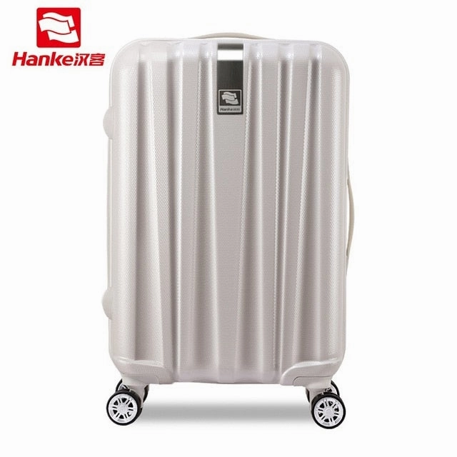 Hanke 16''-24'' Hardside Rolling Luggage Bag Women Spinner Trolley Suitcase Men Carry-Ons Female