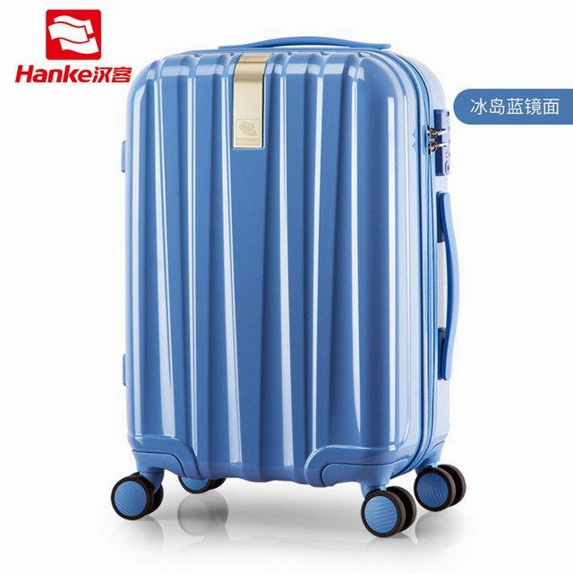Hanke 16''-24'' Hardside Rolling Luggage Bag Women Spinner Trolley Suitcase Men Carry-Ons Female