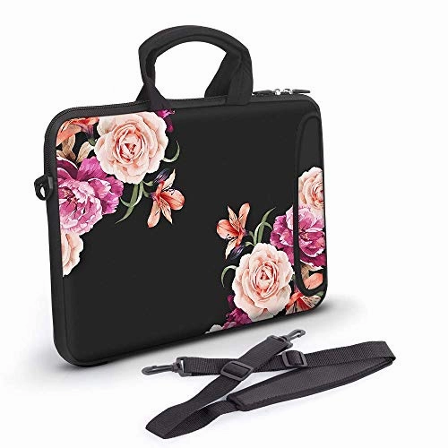 HAOCOO 13 13.3 inch Laptop Shoulder Bag Water-Resistant Neoprene Computer Case Sleeve with Handle