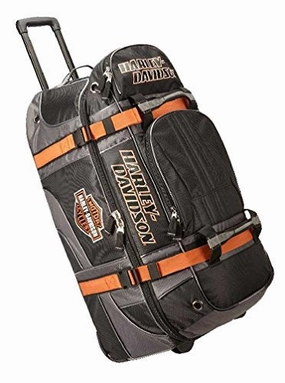 Harley-Davidson Bar & Shield Logo 33" XLG Wheeling Duffel Bag 99410-BLACK