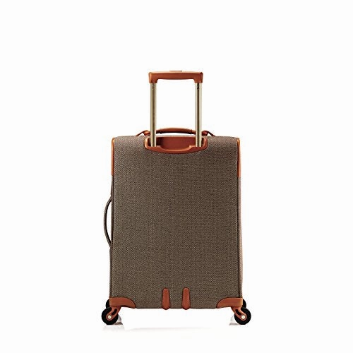 Hartmann 20 Inch Herringbone Luxe Ss Carry On Spinner, Terracotta Herringbone