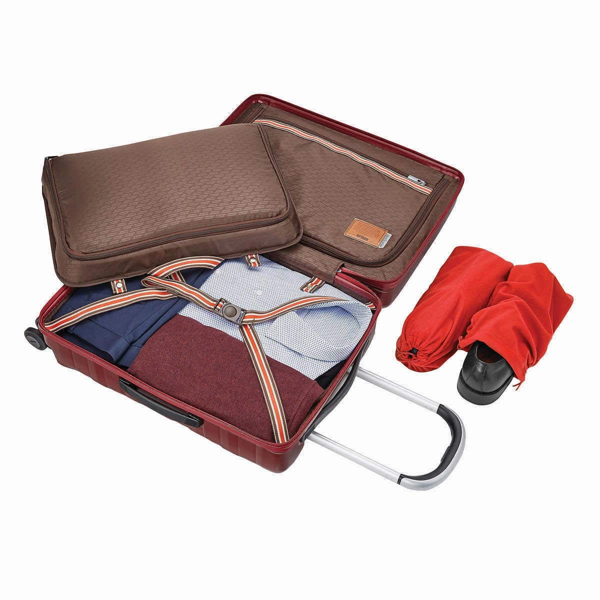 Hartmann Excelsior 22" Carry-on Spinner Red Hardside