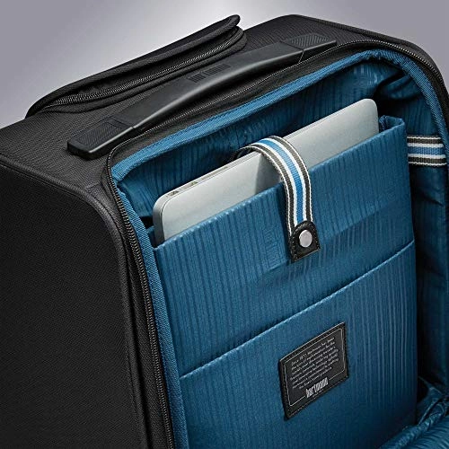 Hartmann Metropolitan 2 Underseat Spinner Carry-On Luggage, Deep Black