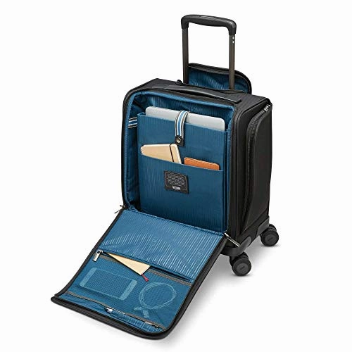 Hartmann Metropolitan 2 Underseat Spinner Carry-On Luggage, Deep Black