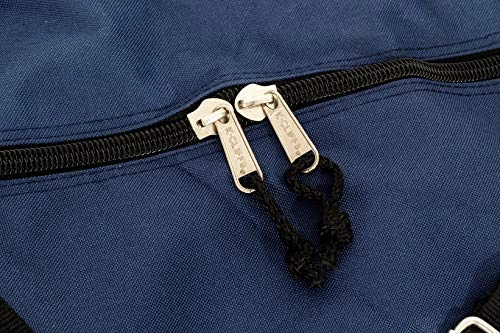 Heavy Duty Cargo Duffel Large Sport Gear Drum Set Equipment Hardware Travel Bag Rooftop Rack Bag (21" x 10" x 9", Navy)