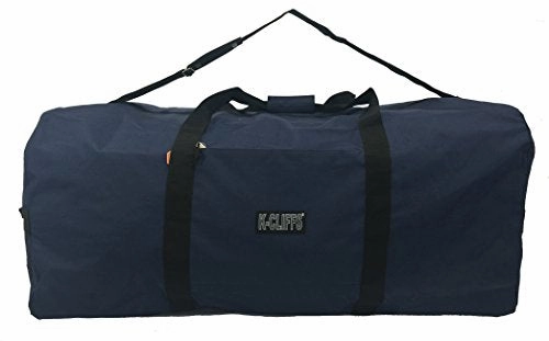 Heavy Duty Cargo Duffel Large Sport Gear Drum Set Equipment Hardware Travel Bag Rooftop Rack Bag (21" x 10" x 9", Navy)