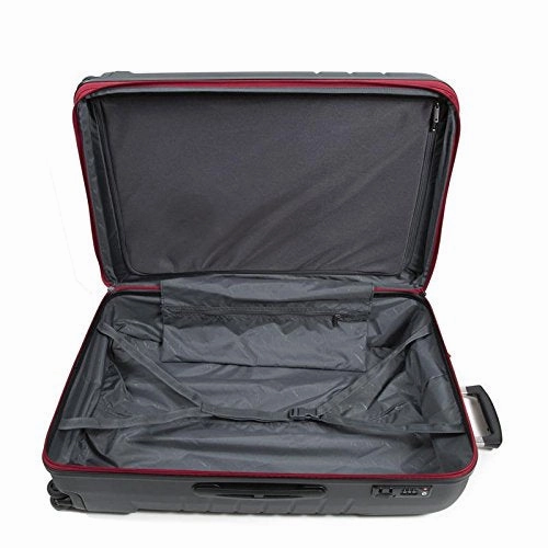 Hedgren Traction Mw Ex 24" Expandable Spinner, Black/Red Combo