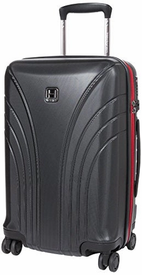 Hedgren Traction Mw Ex 24" Expandable Spinner, Black/Red Combo