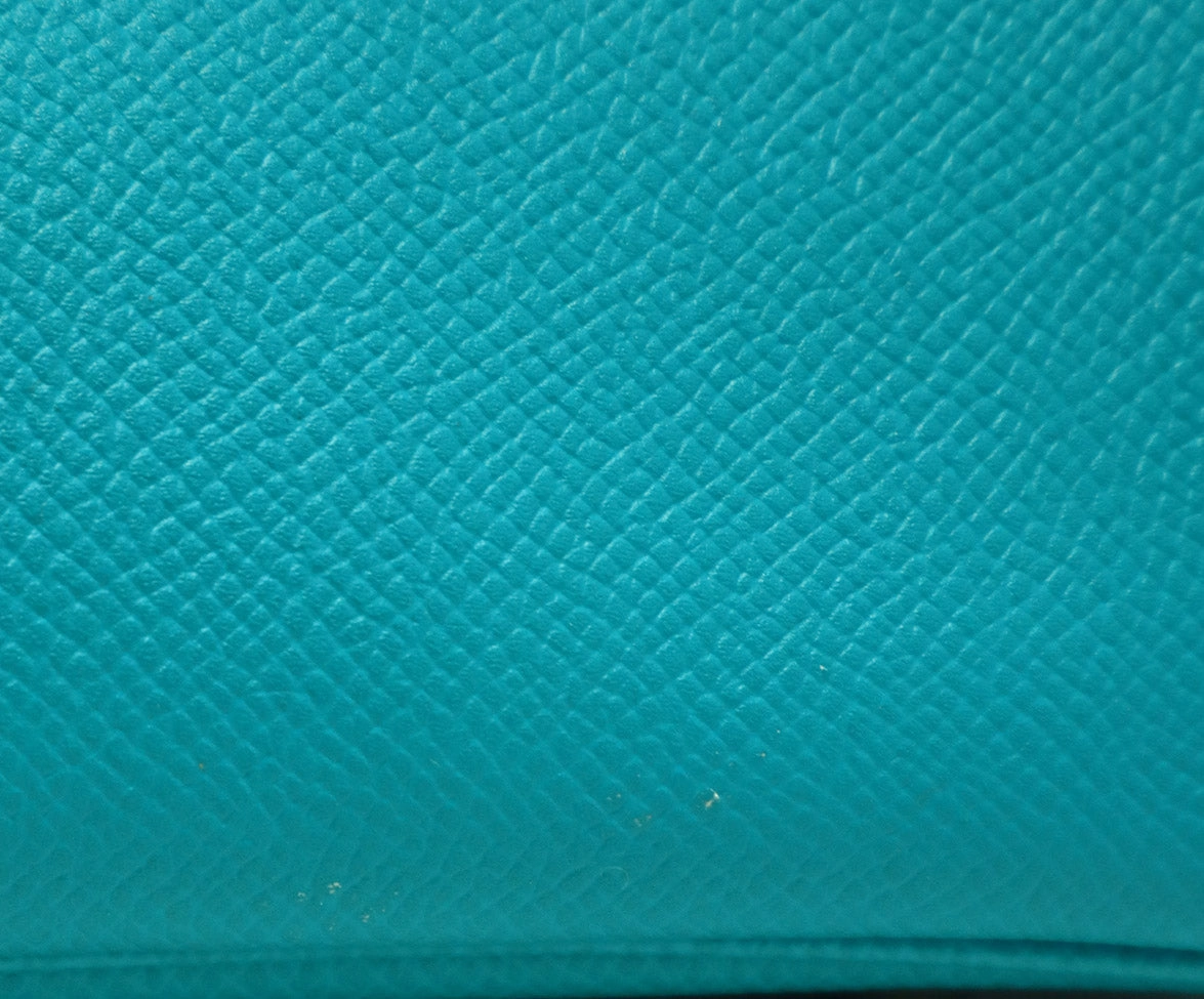 Hermes 2016 Teal Leather 30cm Birkin Bag