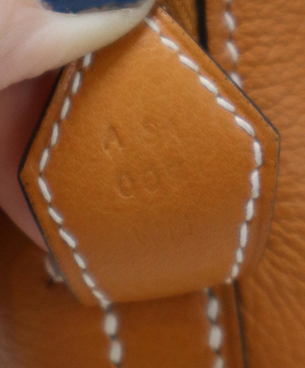 Hermes 2017 Gold Togo Leather Bolide 31 Bag