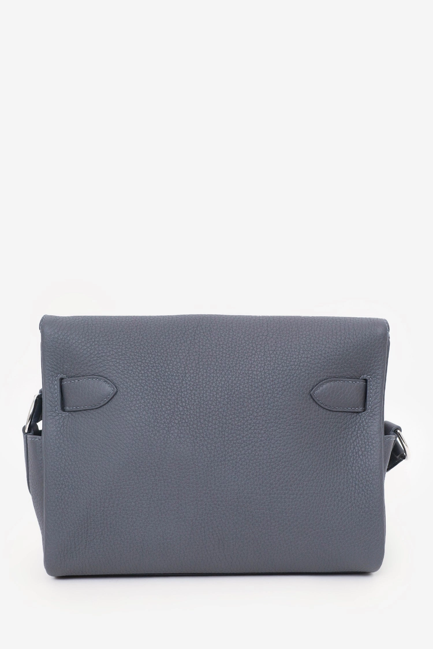 Hermes 2024 Grey Togo Leather Kelly Messenger Bag