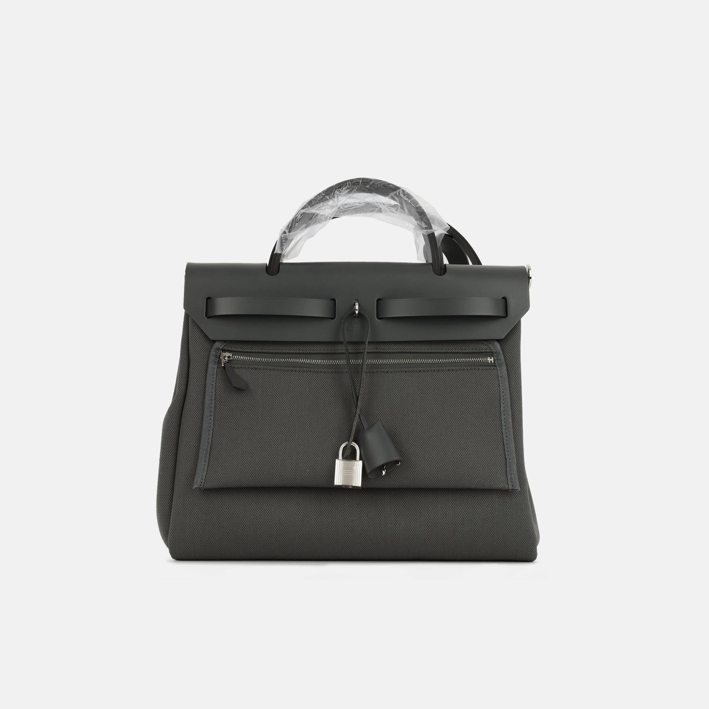 Hermes - Herbag 31 - Ardoise Canvas / Hunter PHW - Brand New - 2025