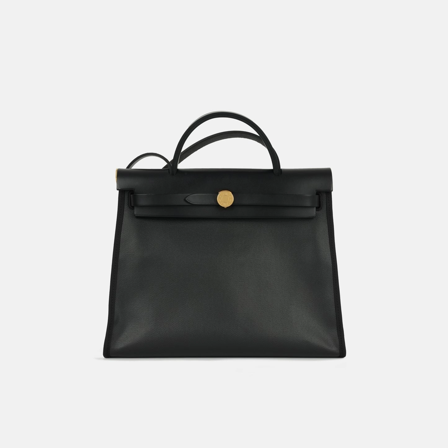 Hermes - Herbag 31 - Noir Berline Toile / Hunter GHW - 2021 - Pre-Loved