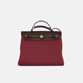 Hermes - Herbag 31 - Rubis / Rouge Sellier Hunter GHW - 2024 - Brand New
