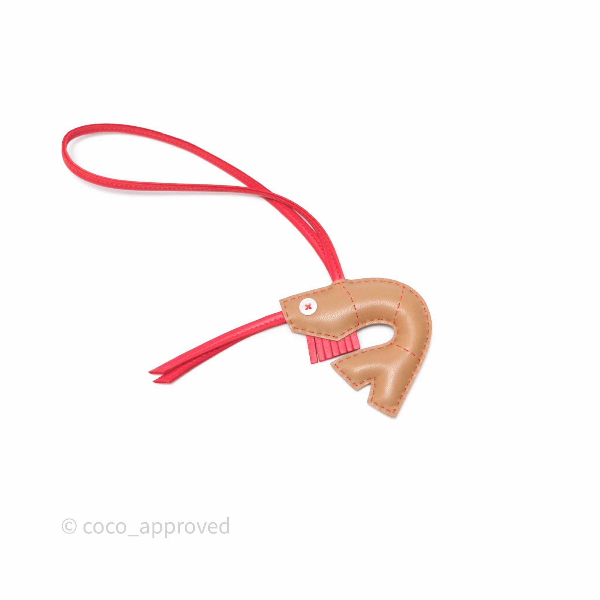Hermes Shrimp Bag Charm