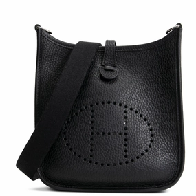 HERMES Taurillon Clemence Evelyne TPM - Noir