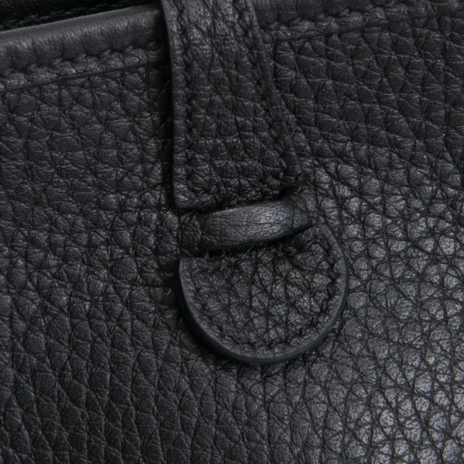 HERMES Taurillon Clemence Evelyne TPM - Noir