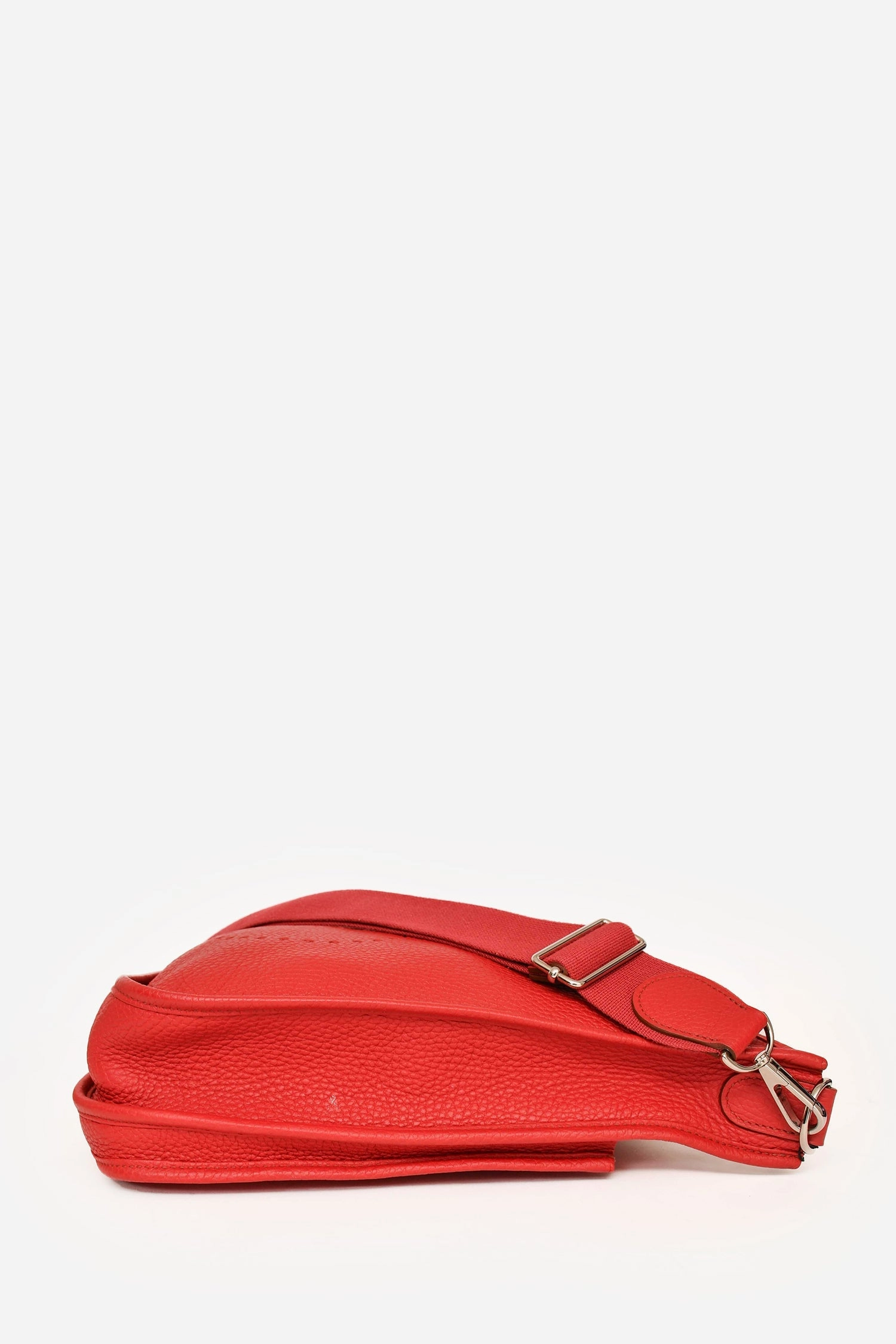 Herms 2010 Red Clemence Leather Evelyne 29