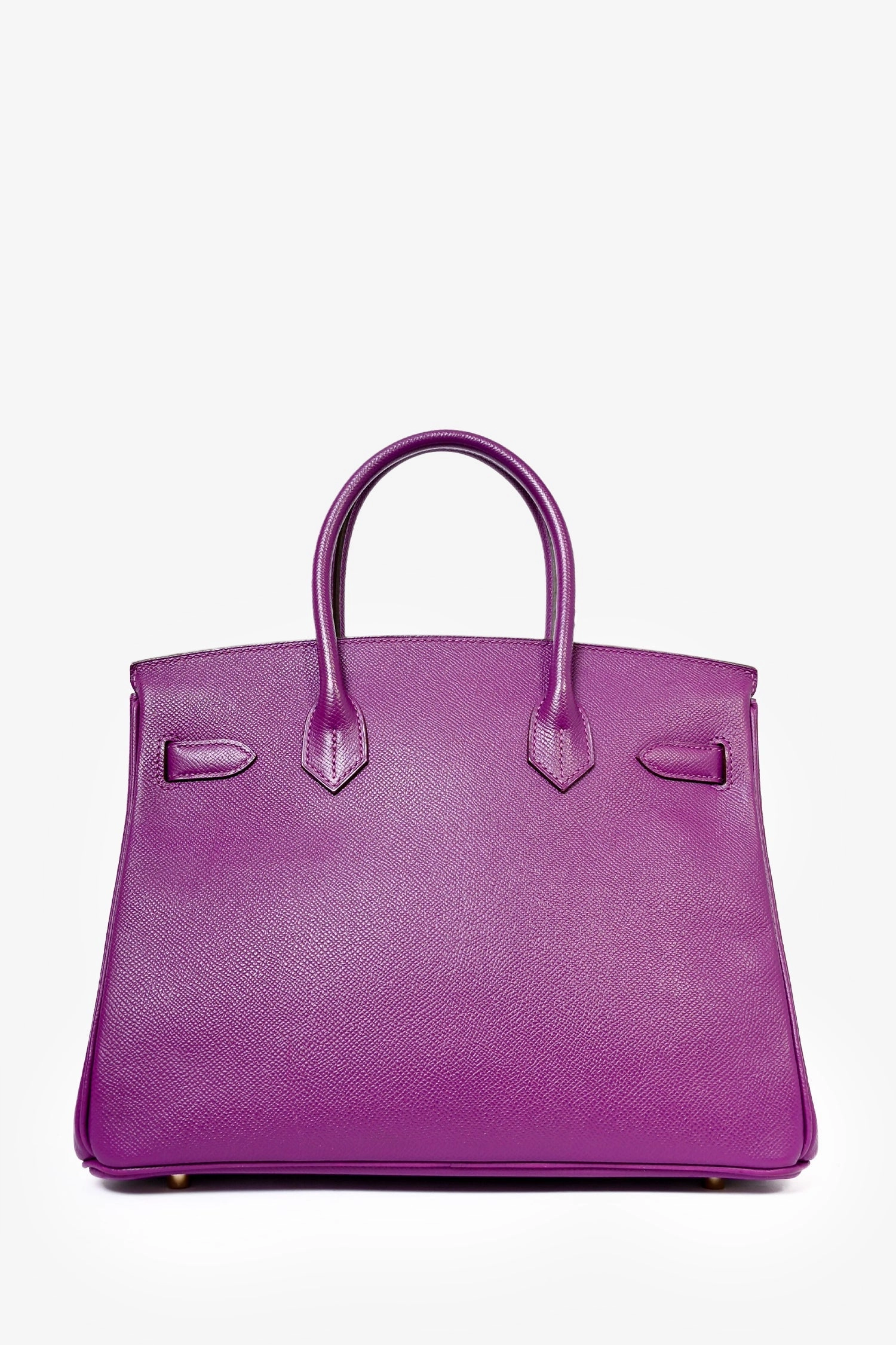 Herms 2014 Anemone Purple Epsom Leather Birkin 30
