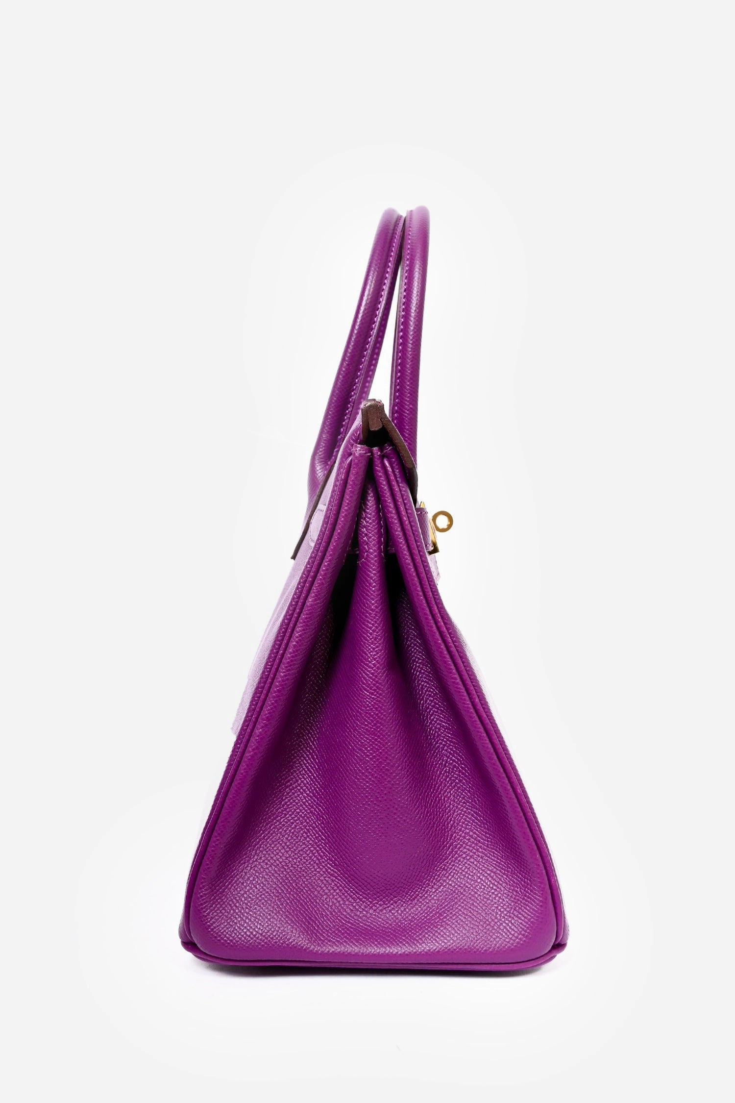Herms 2014 Anemone Purple Epsom Leather Birkin 30