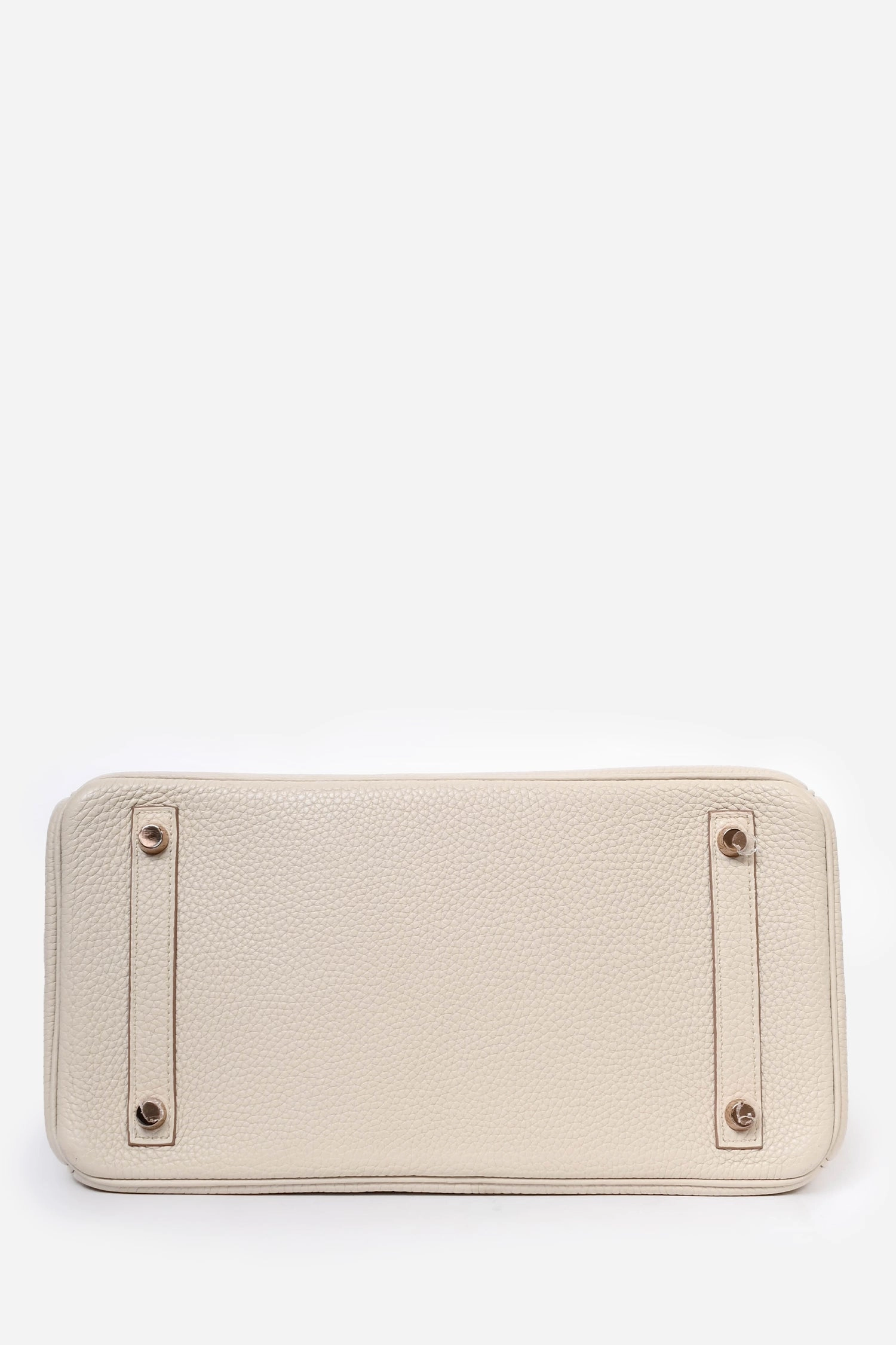 Herms 2019 Beton Clemence Leather Birkin 30