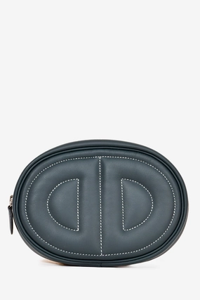Herms 2022 Teal Leather 'In The Loop' Belt Bag