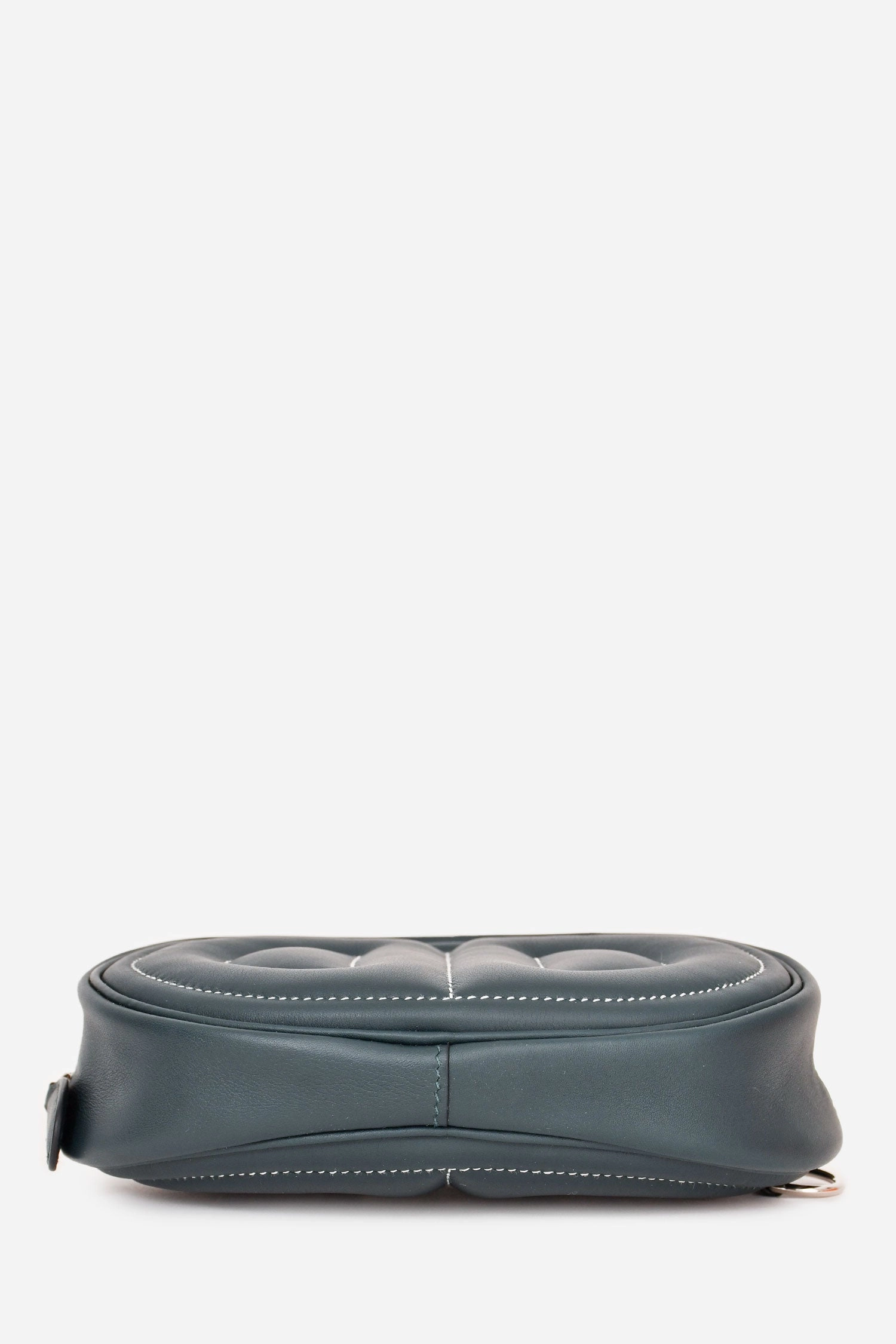 Herms 2022 Teal Leather 'In The Loop' Belt Bag