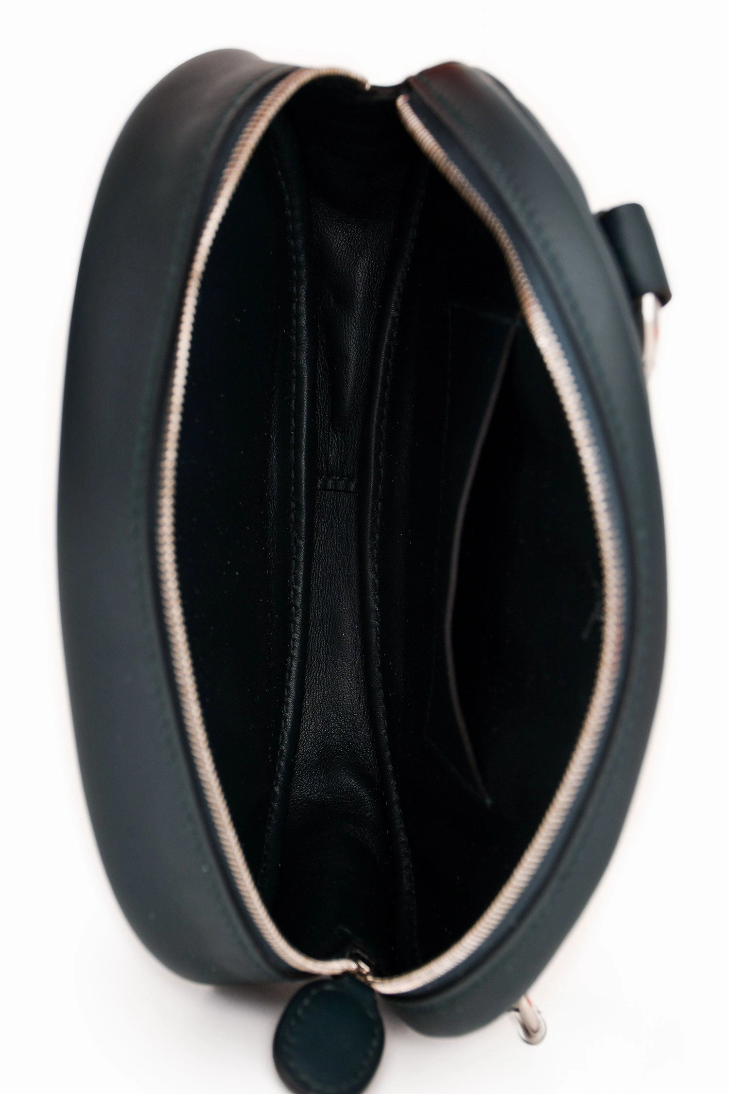 Herms 2022 Teal Leather 'In The Loop' Belt Bag
