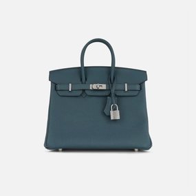 Herms - Birkin 25 - Bleu De Prusse Togo PHW - 2024 - Brand New