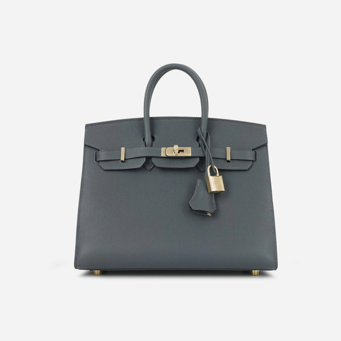 Herms - Birkin 25 - Gris Misty Epsom Sellier PBHW - Brand New - 2024