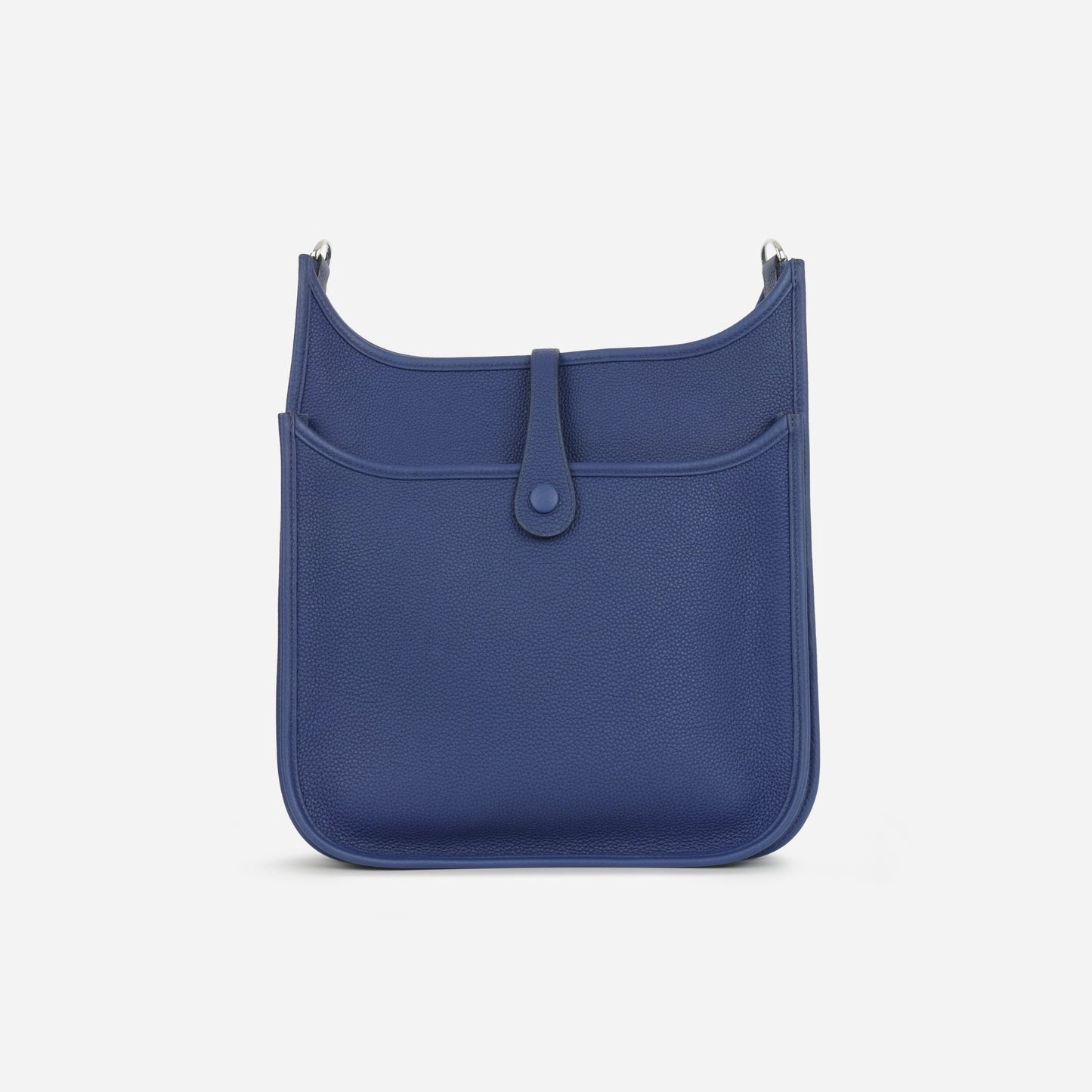 Herms - Evelyne PM - Bleu Saphire Clemence PHW - Pre-Loved - 2020
