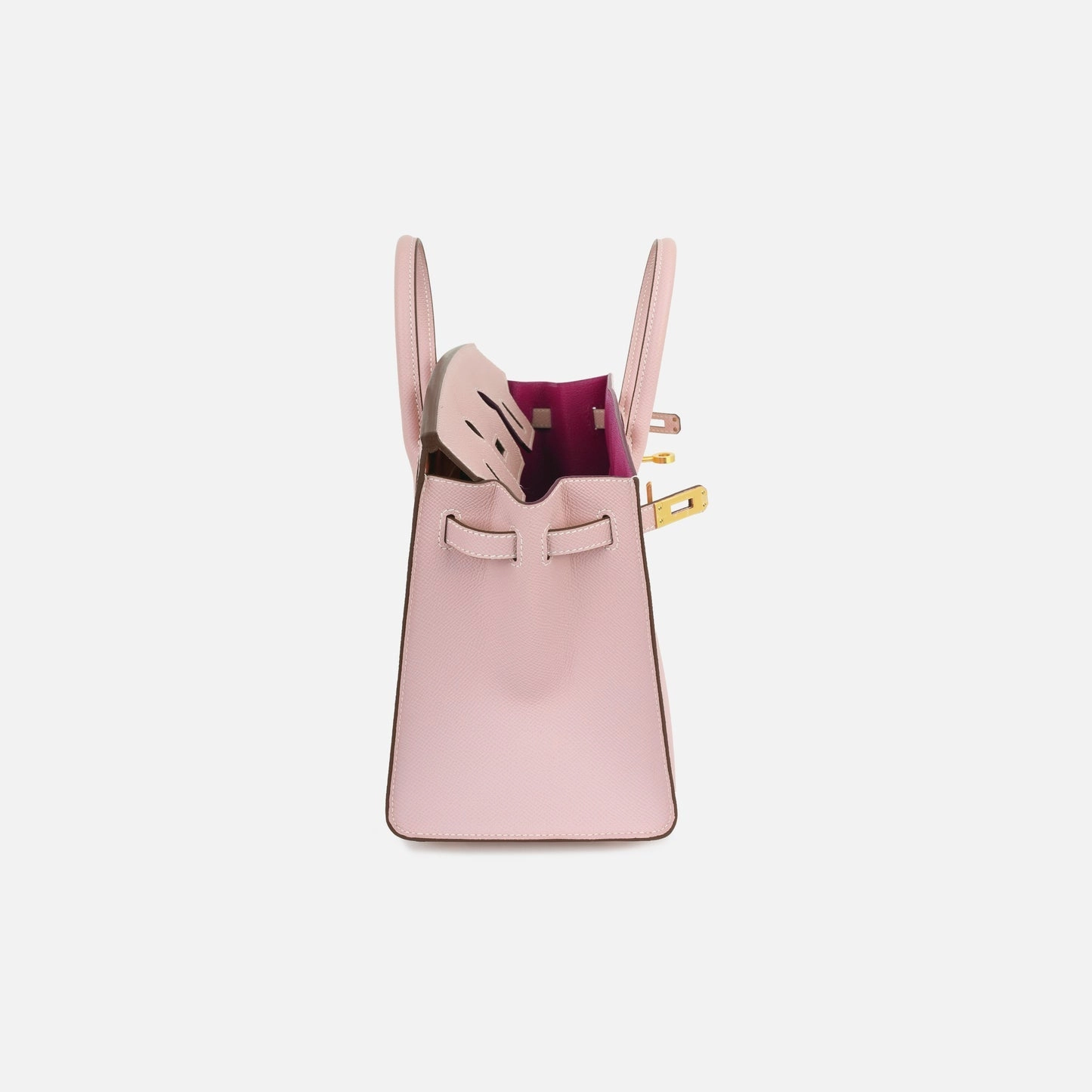 Herms - HSS Birkin 25 - Mauve Sylvestre / Rose Pourpre Epsom BGHW - 2023 - Unused
