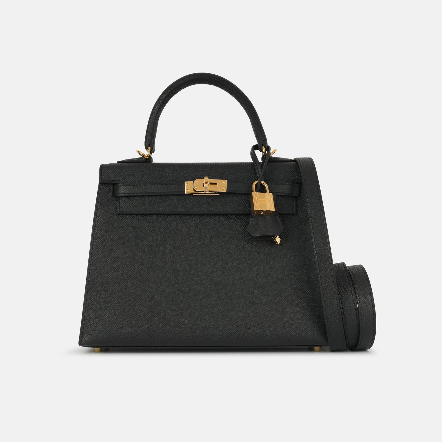 Herms - Kelly 25 - Noir Epsom GHW - 2025 - Brand New