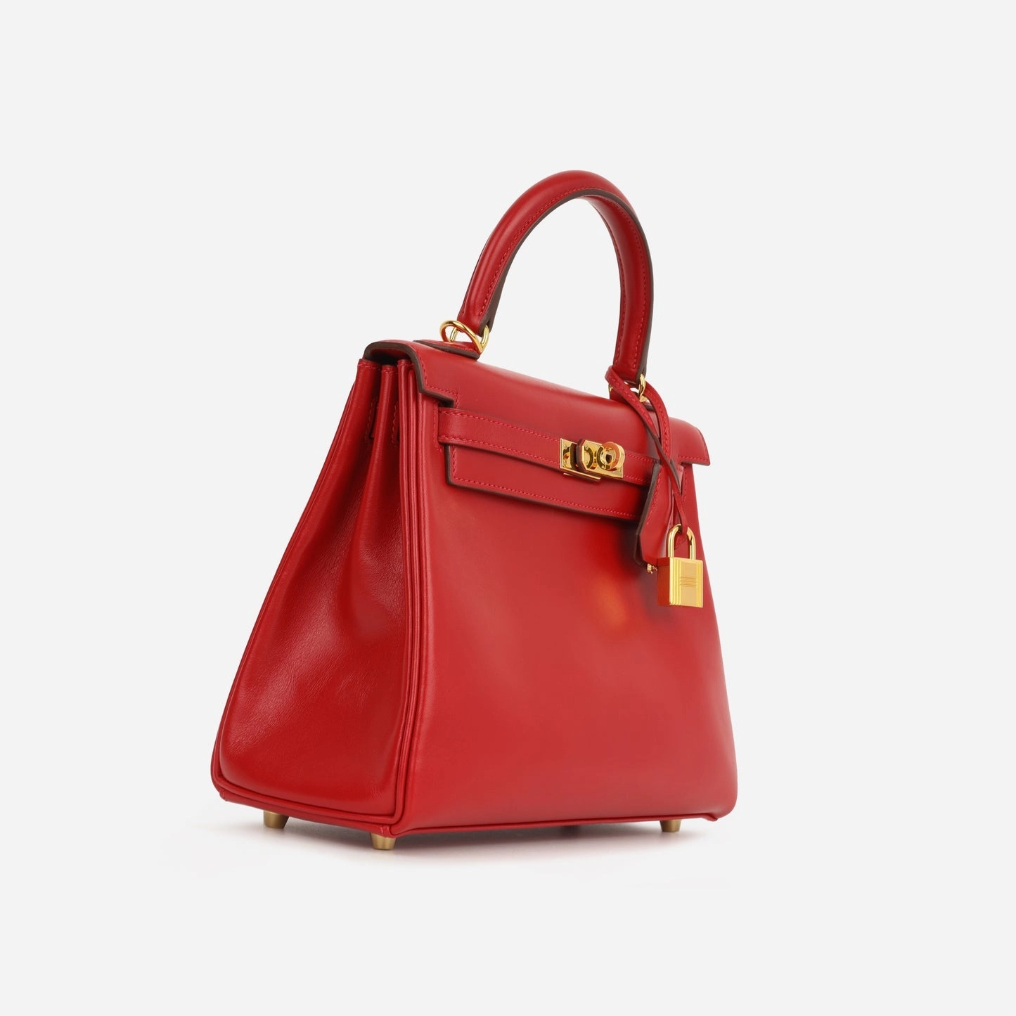 Herms - Kelly 25 - Rouge Vif Tadelakt GHW - Pre-Loved - 2021