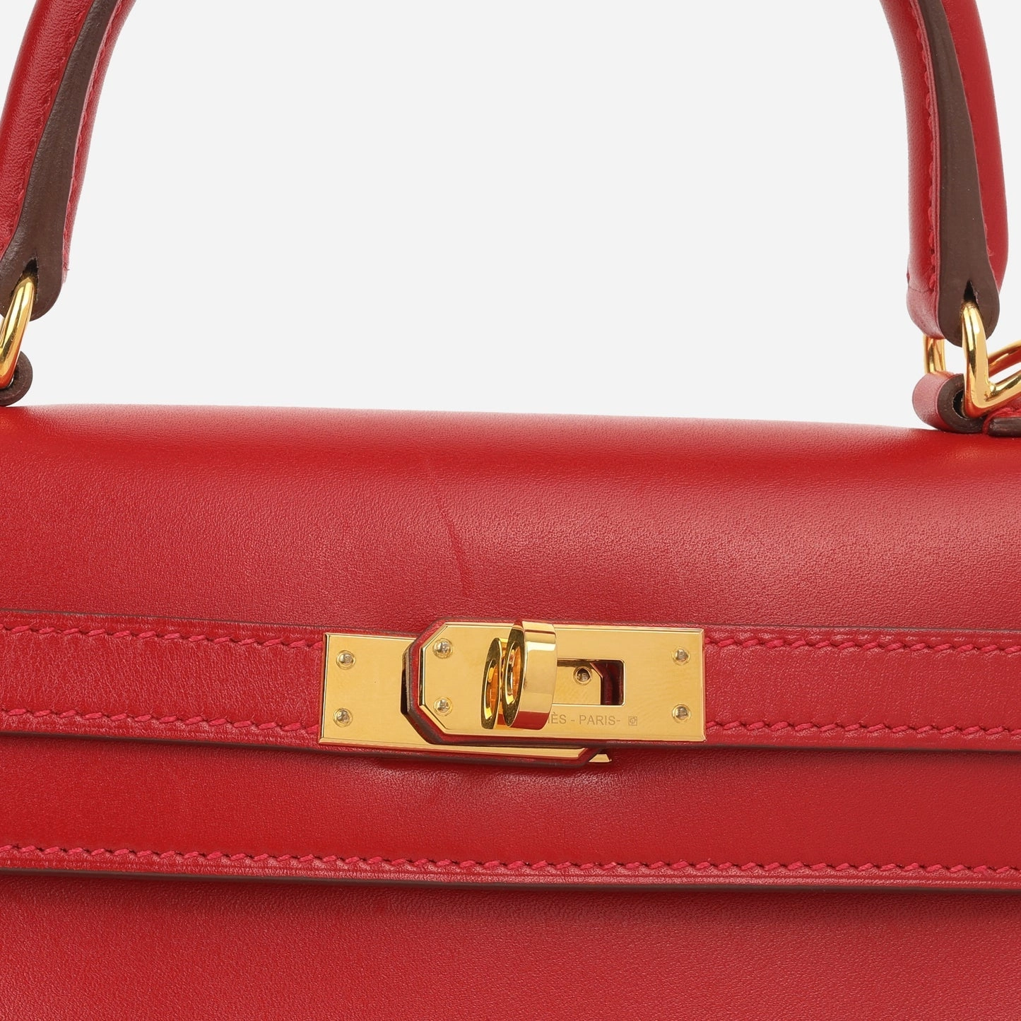 Herms - Kelly 25 - Rouge Vif Tadelakt GHW - Pre-Loved - 2021