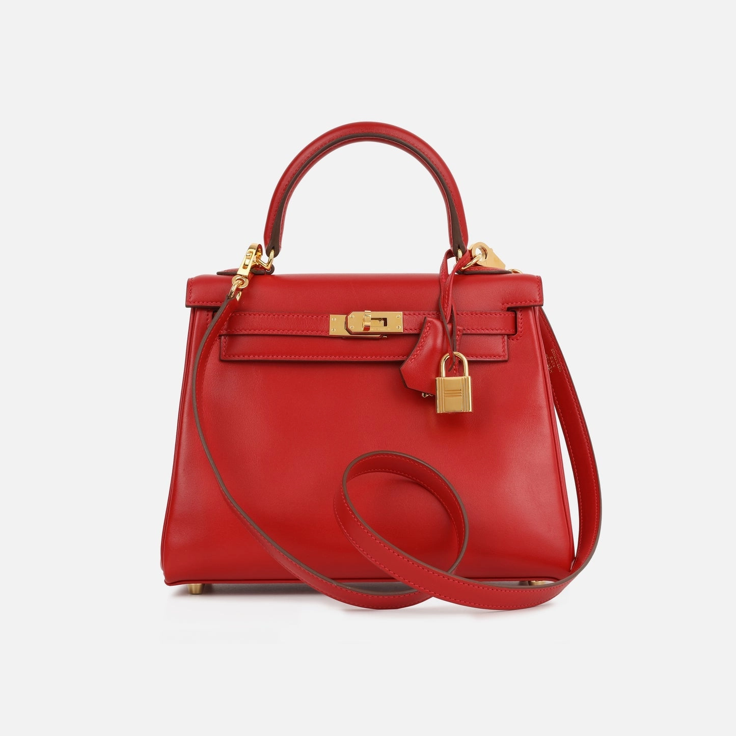 Herms - Kelly 25 - Rouge Vif Tadelakt GHW - Pre-Loved - 2021