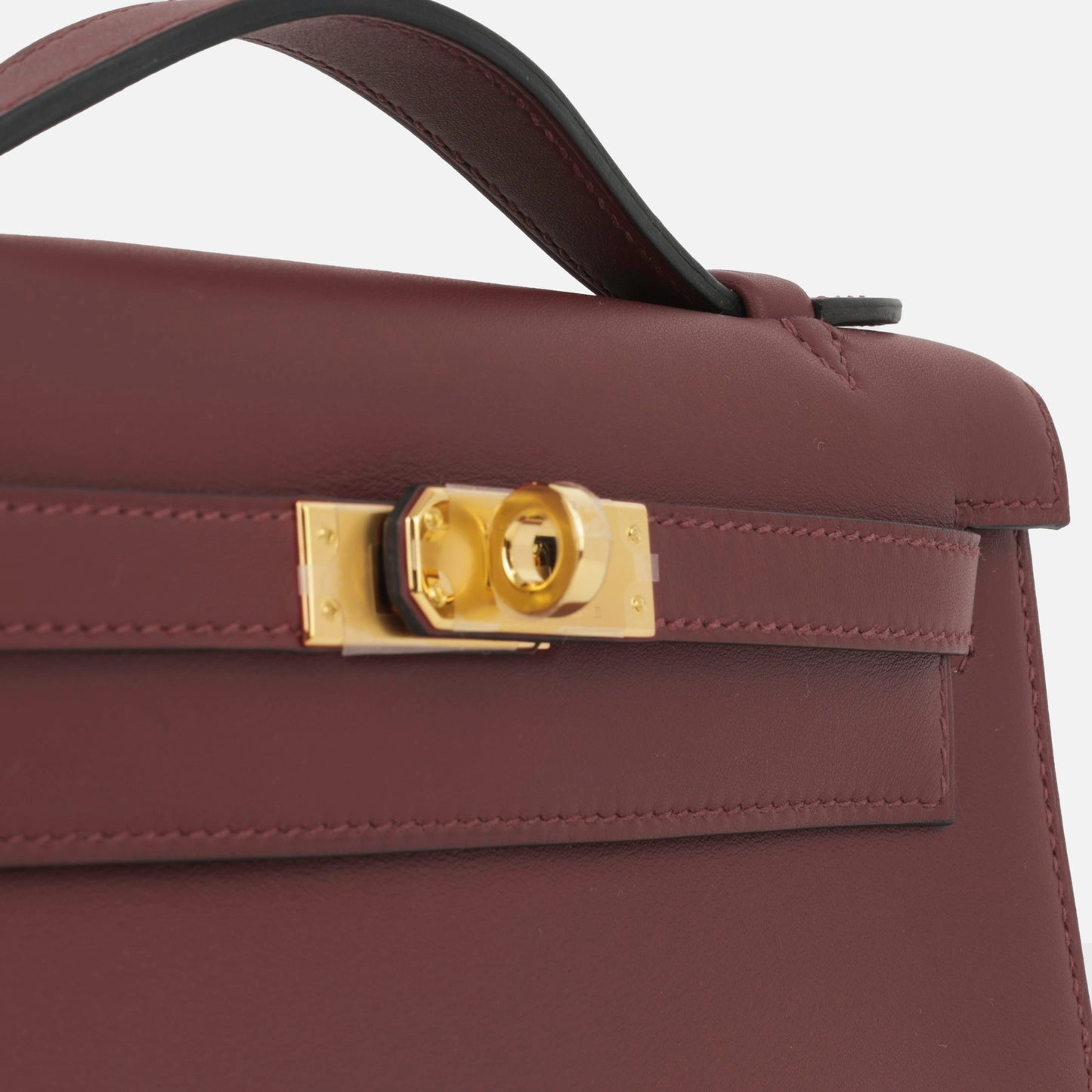 Herms - Kelly Pochette - Rouge H Swift GHW - 2024 - Brand New