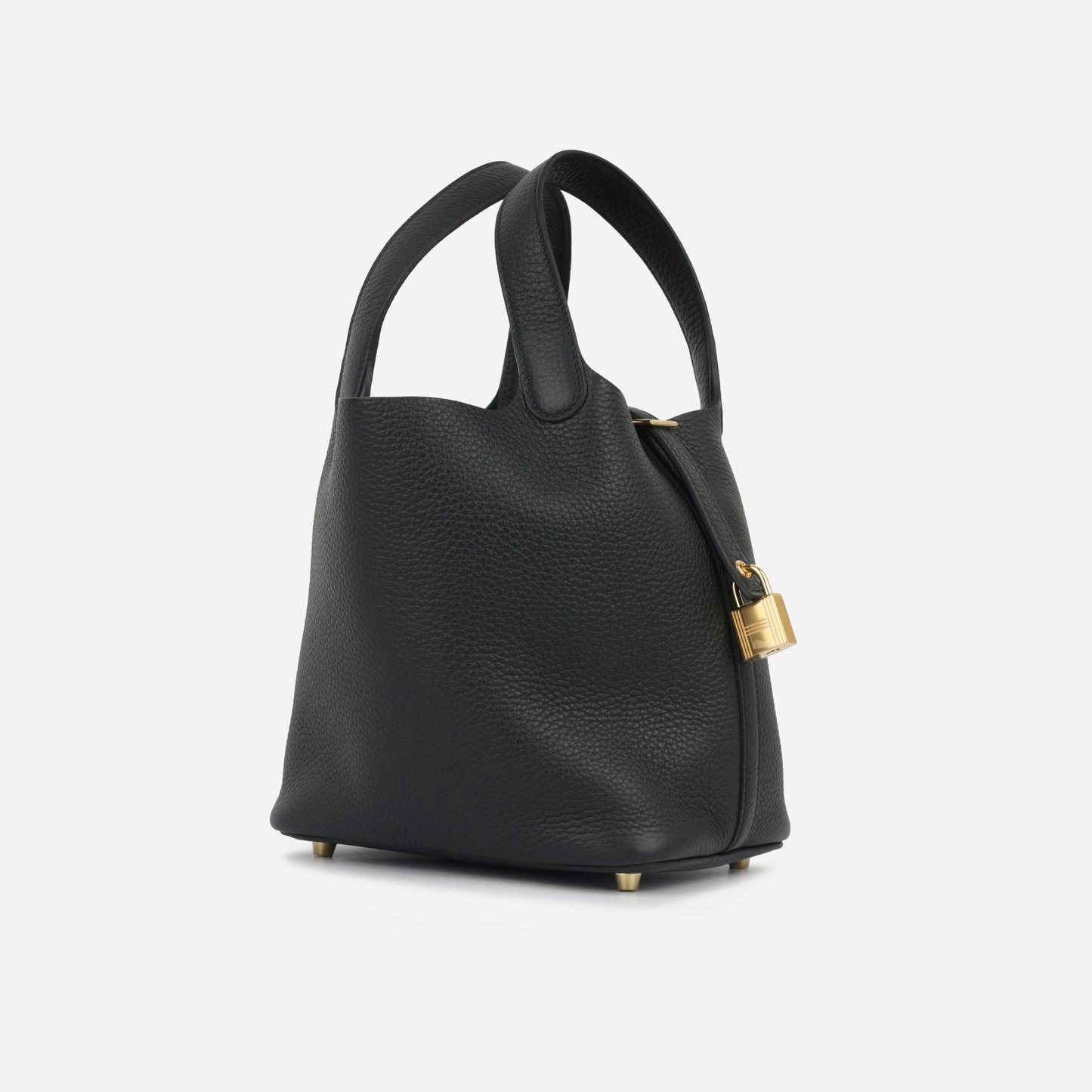 Herms - Picotin 18 - Noir Clemence GHW - Pre-Loved - 2024
