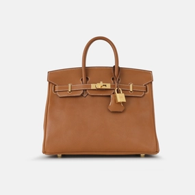 Herms Birkin 25 - Fauve Barenia