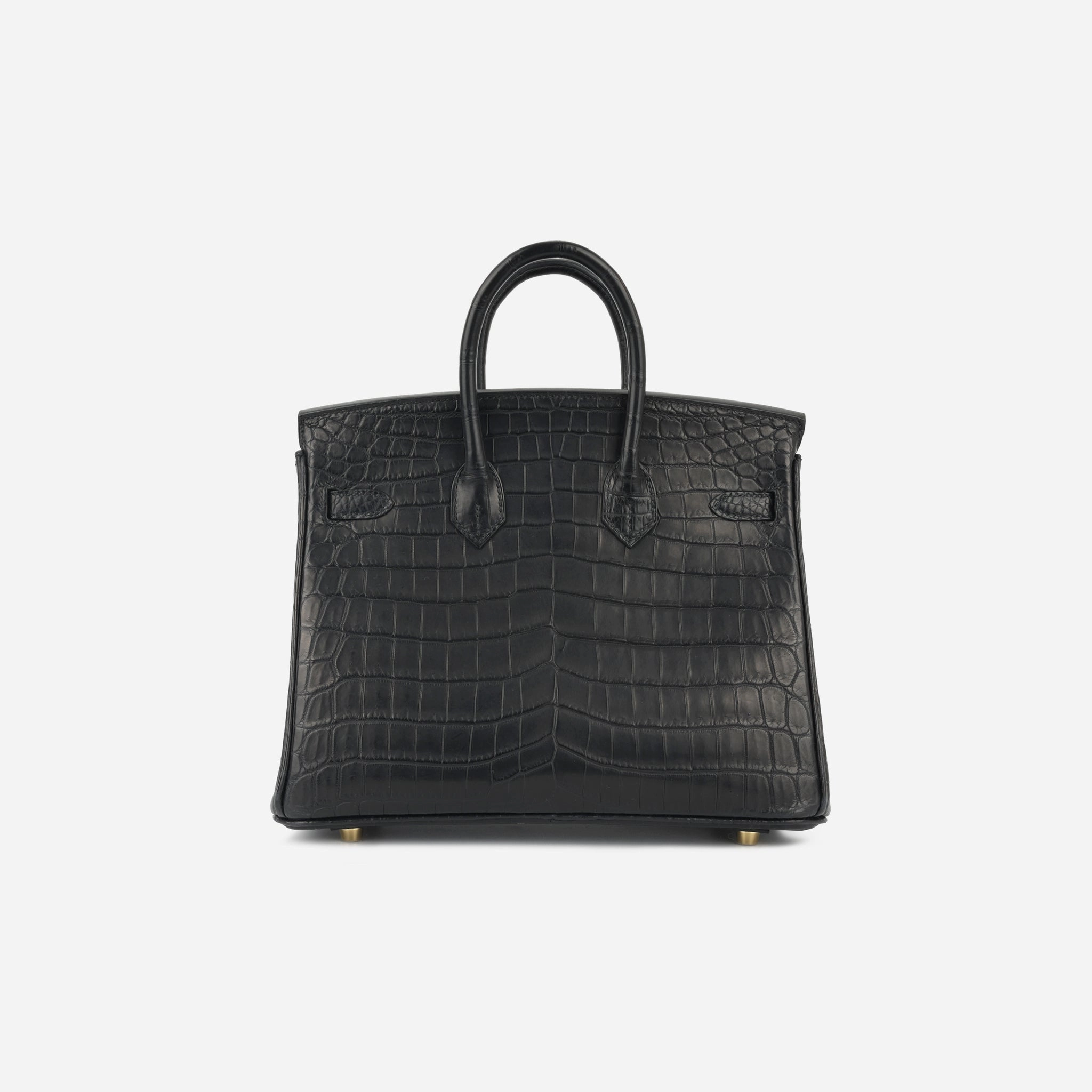 Herms Birkin 25 - Noir Matte Croc (NWT)
