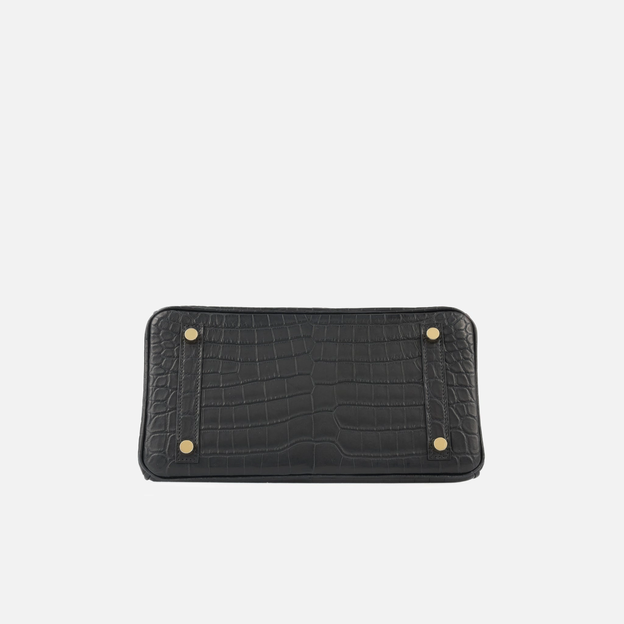 Herms Birkin 25 - Noir Matte Croc (NWT)