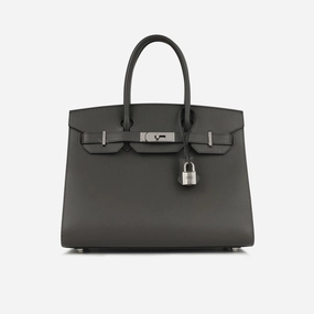 Herms Birkin 30 - Graphite Veau Madame