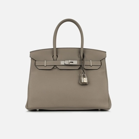 Herms Birkin 30 - Gris Asphalt