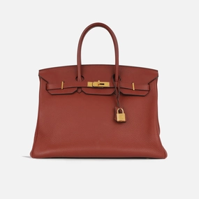 Herms Birkin 35 Rouge H Togo GHW