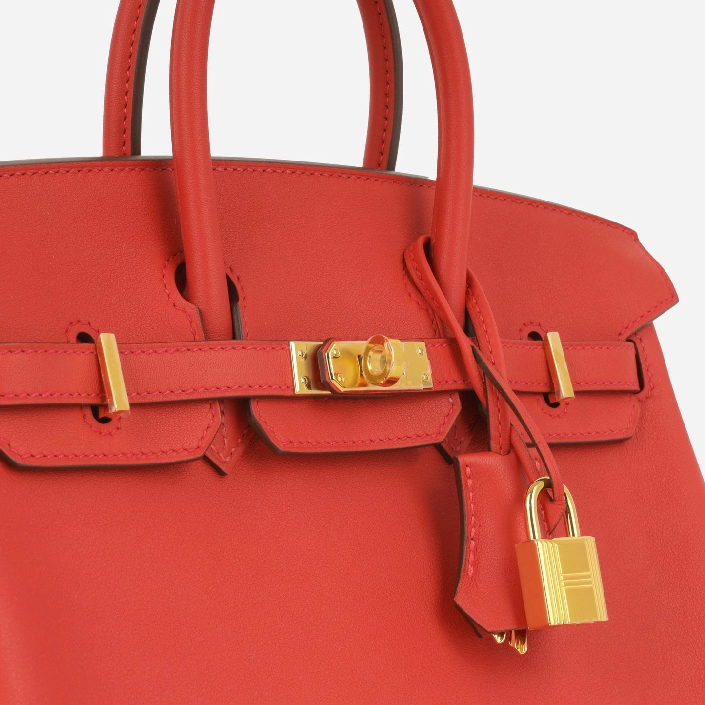 Herms Herms - Birkin 25 - Vermillion Swift GHW - 2024 - Brand New