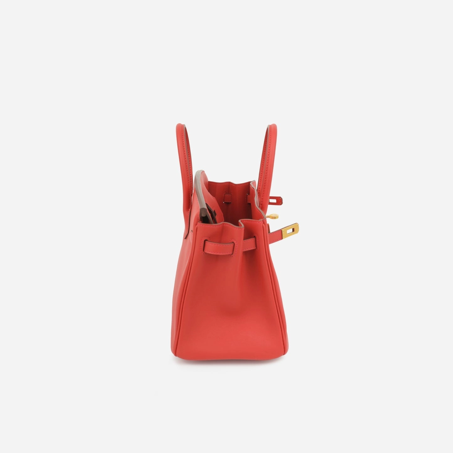 Herms Herms - Birkin 25 - Vermillion Swift GHW - 2024 - Brand New