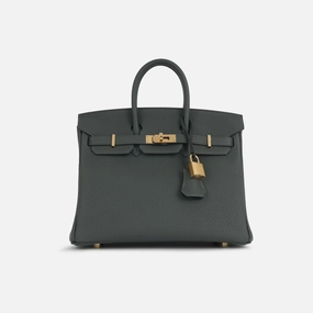 Herms Herms - Birkin 25 - Vert Fonce Togo GHW - 2024 - Brand New