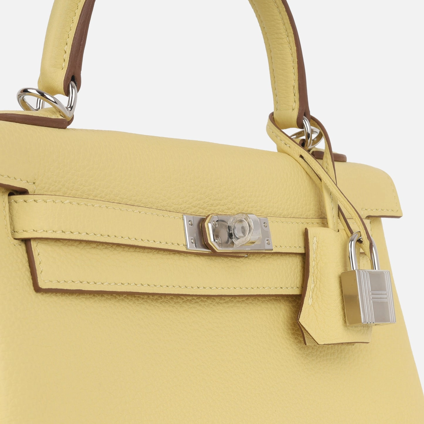 Herms Herms - Kelly 25 - Jaune Poussin Togo PHW - Unused - 2023
