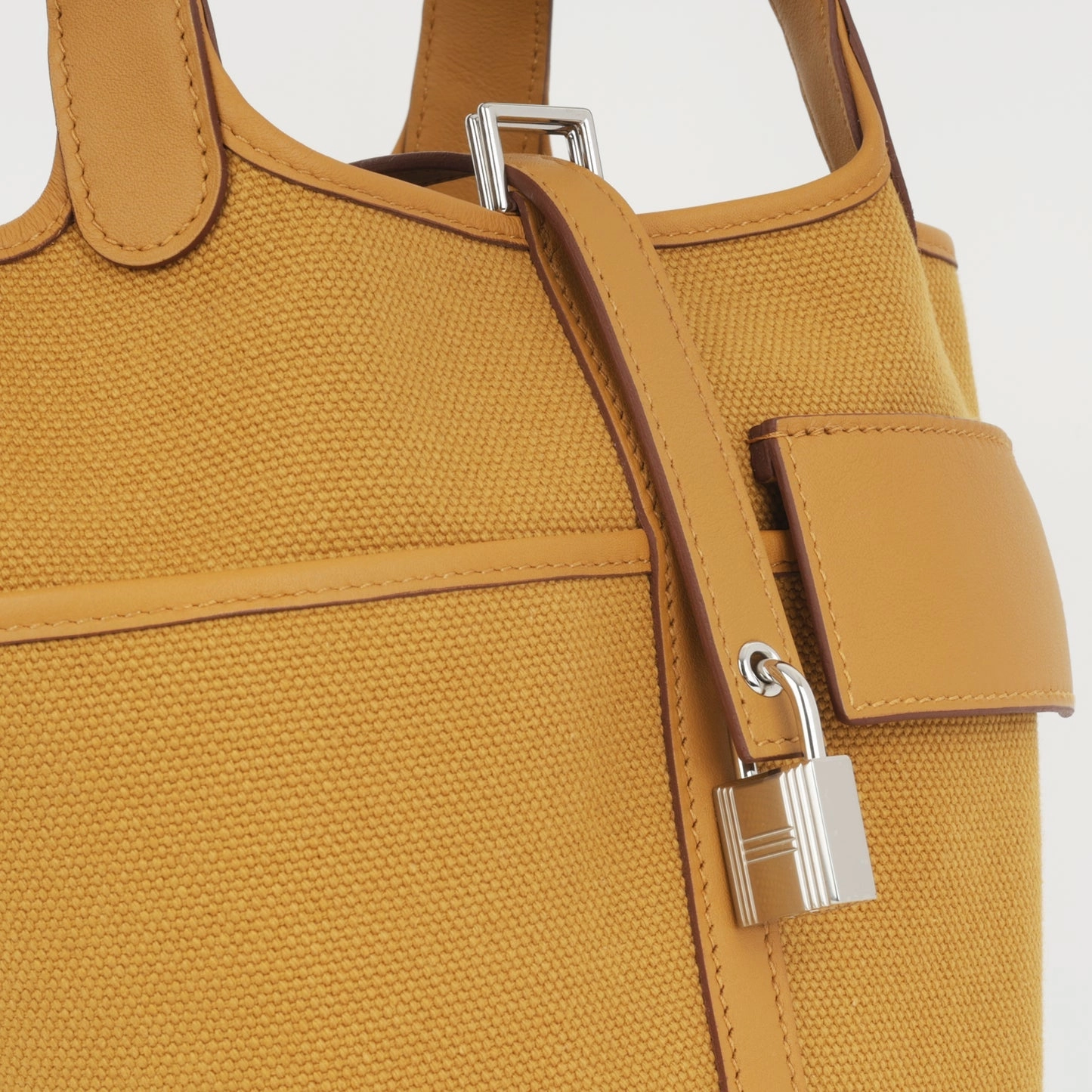 Herms Herms - Picotin 18 Cargo - Sesame Canvas PHW - Brand New